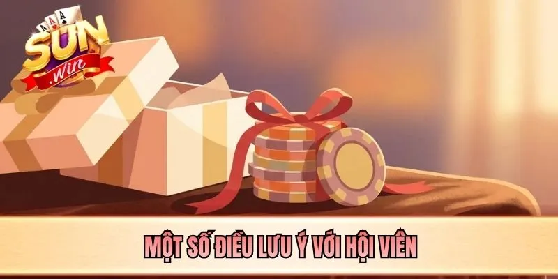 Một số điều lưu ý với hội viên