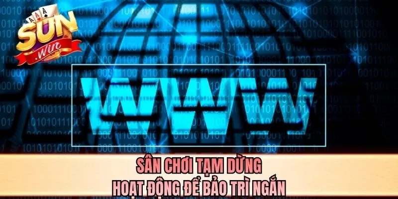 Sân chơi tạm dừng hoạt động để bảo trì ngắn