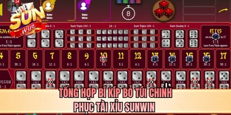 Tổng hợp bí kíp bỏ túi chinh phục tài xỉu SUNWIN