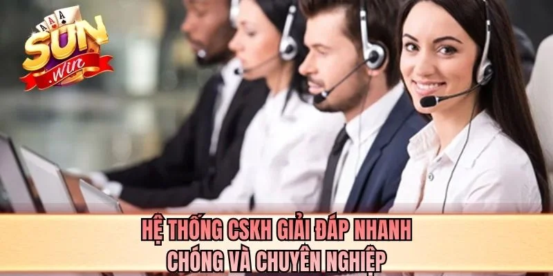 Hệ thống CSKH giải đáp nhanh chóng và chuyên nghiệp